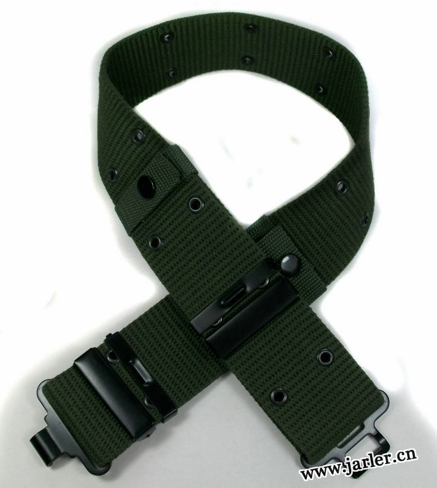 US military belt-Olive Drab - Army Style Pistol Belt w/Metal Buckle (Nylon), 63B19