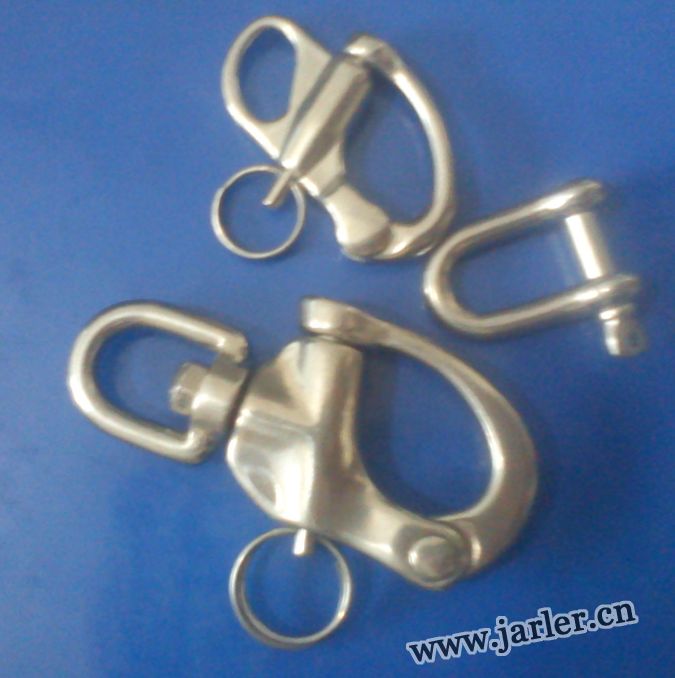 stainless steel fixed snap shackle, 63A57