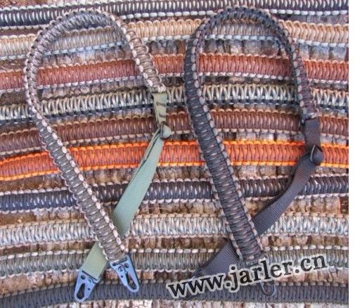 Adjustable Paracord Gun Rifle Sling with HK Snap Hooks, 63A54