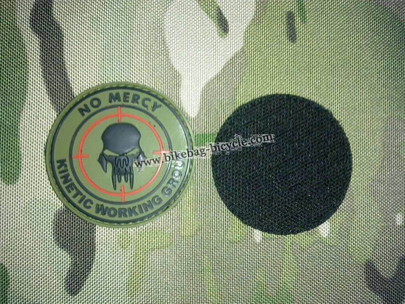 RUBBER PVC ARMY ISAF MORALE MILSPEC VELCRO PATCH, JL-P005