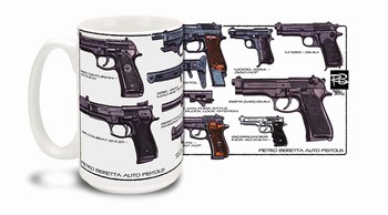 Assault Rifles Weapons of the World Coffee Cup Mug, 63M003