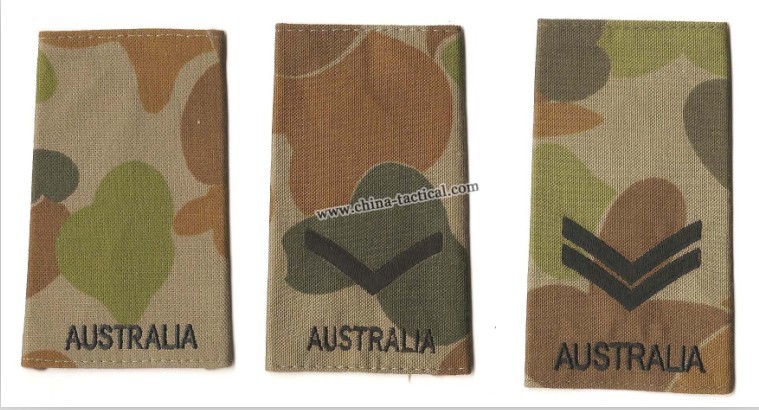 Australia camo rank slid-horse embroidery patches-Rank-Slid-Embroidery-patch-Velcro-embroidery dinosaur patch, 63A82