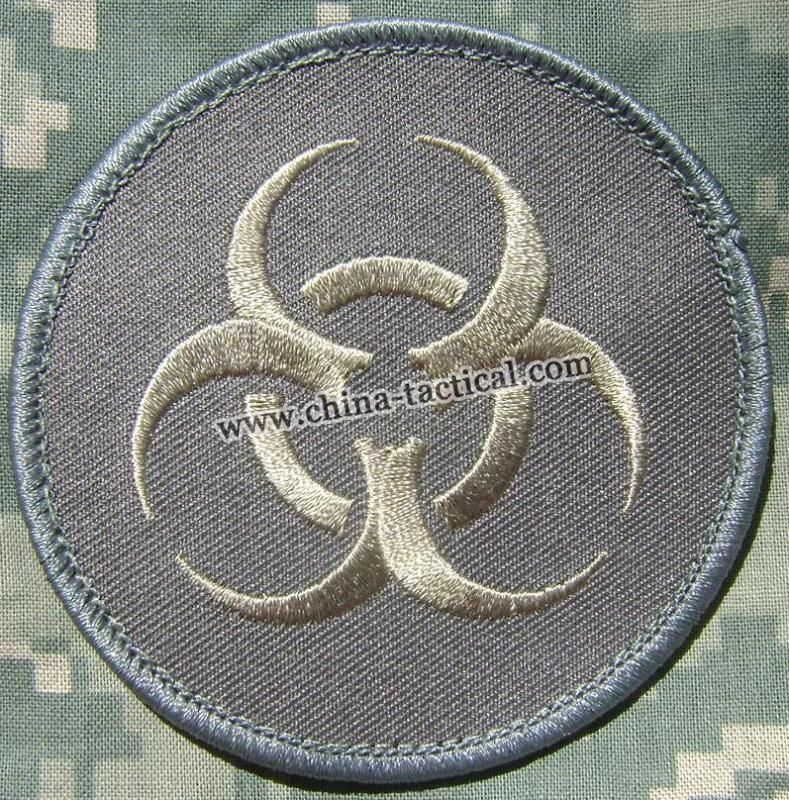 ZOMBIE HUNTER INFECTED OUTBREAK RESPONSE TEAM ARMY MILSPEC ACU CAMO VELCRO PATCH-embroidery patches-velcro patches-MILSPEC, 63A96