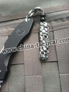 utility knife lanyard-key chain-knife chain-paracord-survival