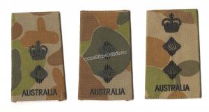 Australia camo rank slid-strawberry embroidery iron on patches-embroidery patch