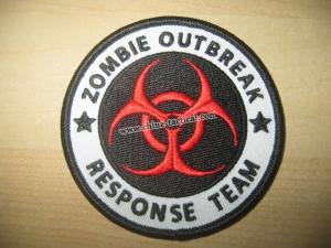 ZOMBIE OUTBREAK RESPONSE TEAM patch Iron on ARMY MORALE ISAF ACU BIOHAZARD KILL-embroidery patches-velcro patches
