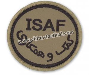 ISAF-embroidery name patches-embroidery dinosaur patch-embroidery number patches-Arab
