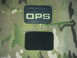 PVC rubber patch-PVC Velcro patch-Skull head PVC patch-Grow in dark patch-OPS pvc patches-OPS-TAC-PVC BLACK OPS PVC 3D Rubber patch