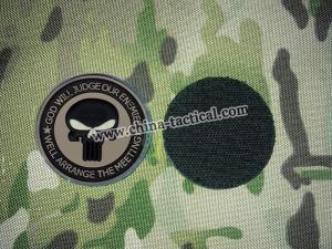 Glow in the dark PVC patches-Gun and coffee pvc patch-PVC patches-Veldcro patches-gun and coffe-star bar pvc patch-star bar