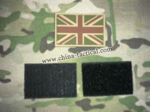 UK Flag patches-patches-velcro patches-velcro backing-military patches-army-zombie-TAC-tactical patches-blood type patches