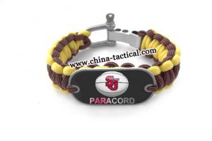 survival paracord bracelet-Blue Paracord Survival Bracelet